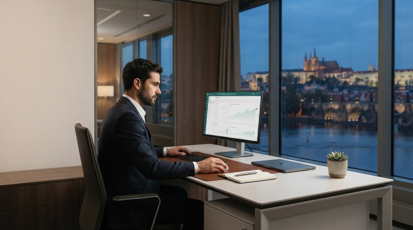 Blesk Kryptek — vizualizace analýzy tržních dat v reálném čase
